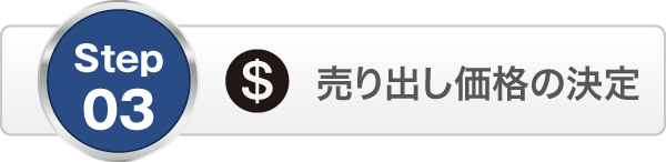 売り出し価格の決定 売り出し価格の決定